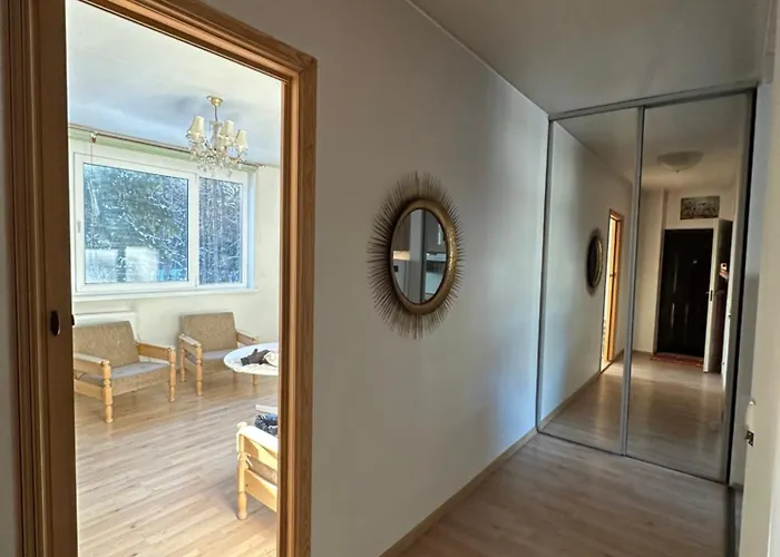 With Sauna And Fireplace Apartament