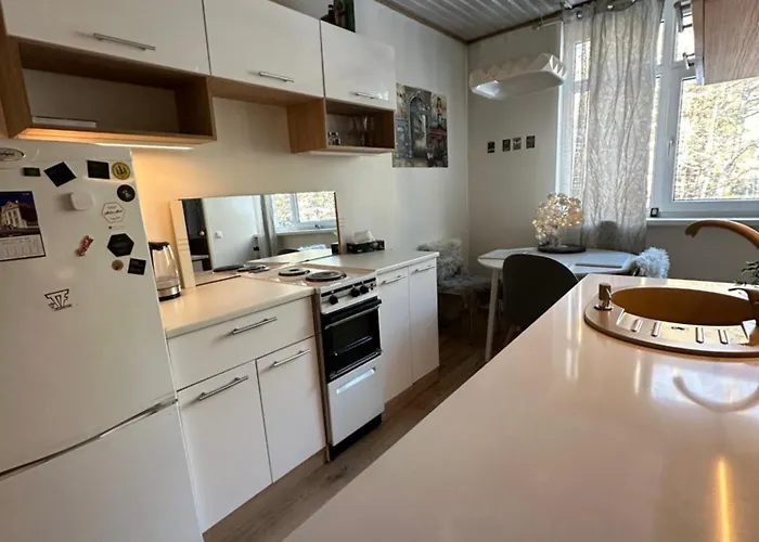 With Sauna And Fireplace Apartament